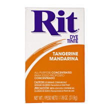 Monikyttinen tiivistetty Rit Dye Powder Single Pack vaatteiden sisustukseen ja askarteluun - Tangerine