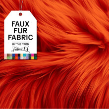 FabricLA Nepjes Faux Fur Stof per Meter - Kunstmatige Craft Fur - 72" X 60" Inch Breed