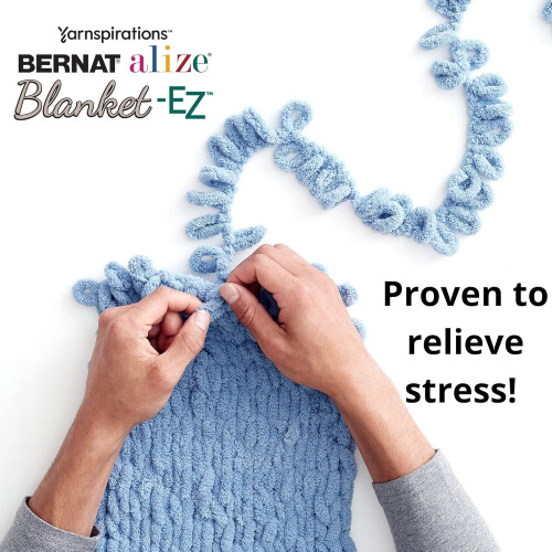 Bernat Alize Decke-EZ Garn Denim Blues 2