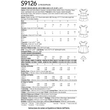 Simplicity Naai Patroon S9126 - Peuters Jurken, Maat: BB (2-3-4)