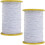 TIHOOD 2PCS 0,5 mm dikte 547 Yard elastische draad wit 1
