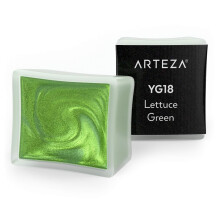 Arteza Metallic Akvarell frg Sallad Grn A721 Set med 2 halva kastruller Prlfrg Levande och prlemorfrgade nyanser fr illustrationer Kalligr