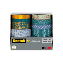 Scotch Expressions Washi Tape 8 Rollen/Packung (C1017-8-P6)