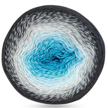 YarnArt Flowers  Baumwoll-Acryl-Mischung mit Farbverlauf, 250 g (8,8 oz), 1094 Yards, leichtes Sportgarn zum Hkeln, Stricken, Tchern, Sommerpr