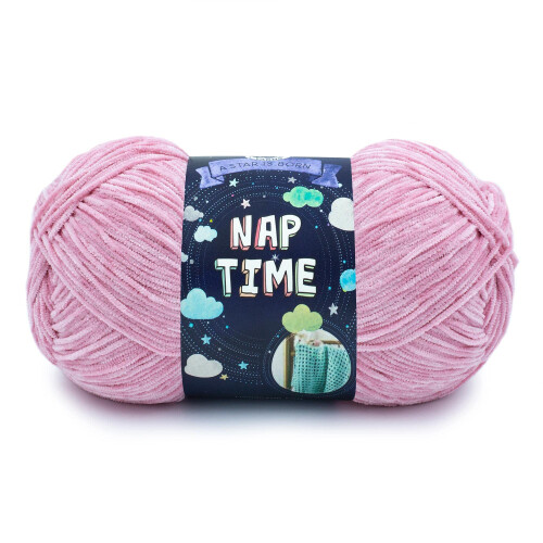 Lion Brand Garn Naptime Garn 1 Pack Rosa
