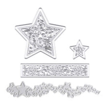 Hvezdicov vyrezvac raznice ablony Kovov ablony Formy Razc nstroj Vysekvac nstroje pro vrobu karet Album Papr Scrapbooking DIY Leptan r