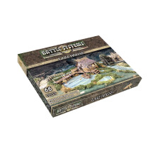 Battle Systems BSTFWE004 Fantasy Terrain Lake House - 28mm Fantasy Multi Level Buildings Modular 3D Scenery - Board Game
