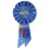 Beistle SRS180F Futur Papa Fabric Rosette Blue 1