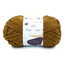 Lion Brand Garn, Hue + Me Chunky Garn zum Häkeln, Stricken und Basteln, Arrowwood, 1 Packung