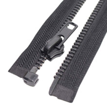 MebuZip #8 20 tommer sort nikkelt?nder skillejakke lynl?s H?jreh?nds lynl?s Heavy Duty metal lynl?se til m?nds jakker Frakker syning (20"""" RH)