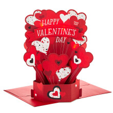 Hallmark Paper Wonder Musical Pop Up Valentinsdagskort (spiller Happy af Pharrell Williams)