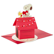 Hallmark Paper Wonder Peanuts Pop Up Ystvnpivkortti (Snoopy ja Woodstock)