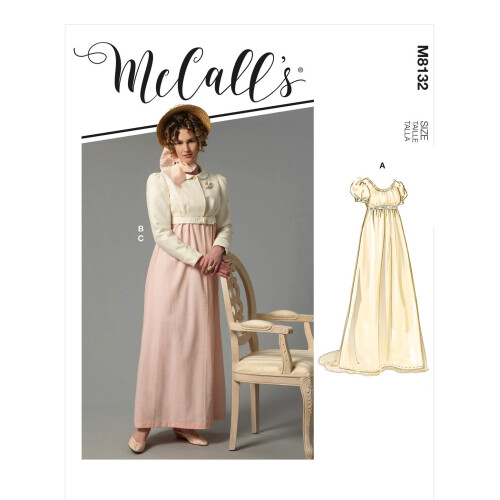 McCall's M8132E5 mist kostuum E5 (14-16-18-20-22)