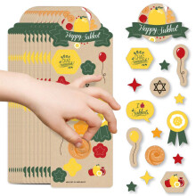 Big Dot of Happiness Sukkot - Sukkah Jewish Favor Favor Kids -tarrat - 16 arkkia - 256 tarraa