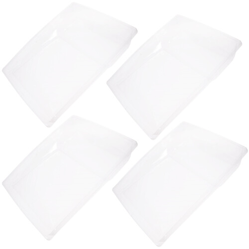 4 transparente farbwanne einlegeschalen wiederverwendbar 23 cm 2