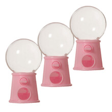 3Stk Pinke Candy Dispenser Spielsachen Kompakter Plastikautomat