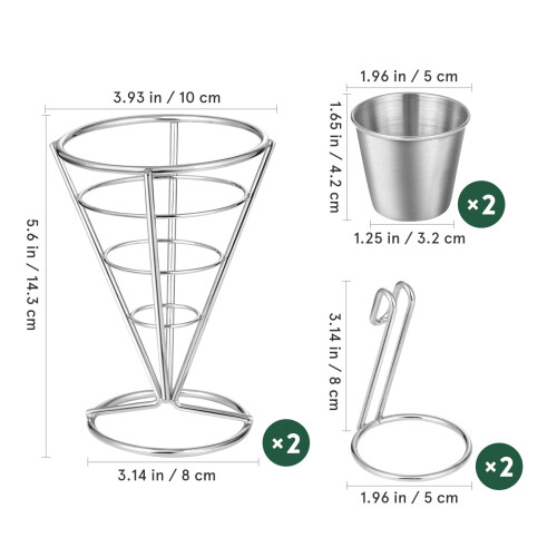 2 - mit dip-becherhalter aus draht 1