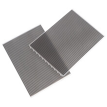 2Stk. 6X4'' Kunststoff Prägeformen 3D Streifen Bastelschablonen