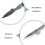 3Stk Verstellbarer Feinlinien Zeichenstift 9