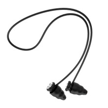 1 Set Ohrstöpsel Silikon Kugelförmig Mit Schnur Für Reisen