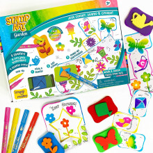 Imagimake Stamp Art - Puutarha - Postimerkit lapsille Easy Blending Pens | Taidetta ja ksitit 3?5-vuotiaille lapsille | Lahjat 3?5-vuotiaille tyt