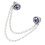 modischer evil-eye-kragenclip für herren, pin-clip für anzug oder hemd 1