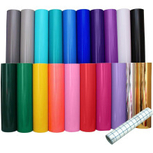 VViViD Zelfklevend Craft Vinyl Multi-Kleur 12 Inch bij 5 Voet Rol Bundel Inclusief 12 Inch bij 5 Voet Transferpapier (47 Rol Bundel)