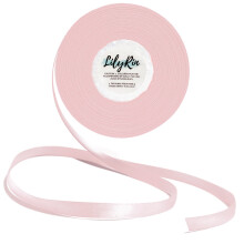 Ροζ Σατέν Κορδέλα 1/4 ίντσας 36 γιάρδες για Scrapbooking, Γάμο, Στολισμό