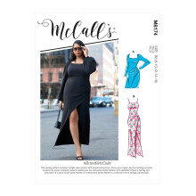 McCall's M8174B5 Misses' Knit Pullover Dress Sewing Patterns Kit Design Code M8174 Sizes 8-16