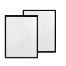 CABAX 12x16 tommer diamantmaleri billedrammer kompatibel med 30x40 diamantmaleri eller fotos eller plakater Sort ramme med akrylbeskyttelse og h?