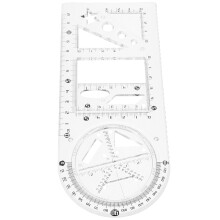 1 Set Zeichenschablonen Für Multifunktionale Ingenieurlineale