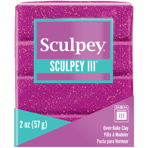 Sculpey 57 g - violet glitteri