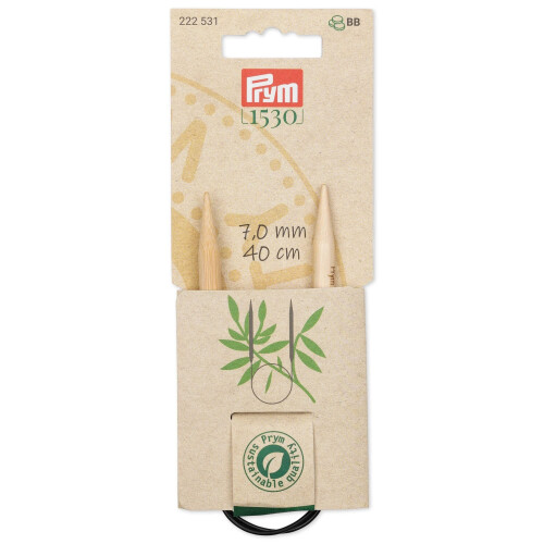 Prym Prym 16"""" (40 cm) runda bambustickor (7 mm)
