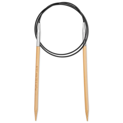 Prym Prym 32"""" (80 cm) runda bambustickor US 8 (5 mm) 1