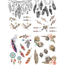Dixie Belle Belles & Whistles Transfer | Boho Soul | 24,8 x 38,8 ark | Gnid p? dekorativ overf?rsel til h?ndv?rksm?bler DIY | Overf?rsel af h?ndv
