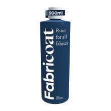 Fabricoat - Stofverf voor Meubels - 17oz / 500ml Blauw - Herstel of Verander Kleur van Banken, Stoelen, Bekleding