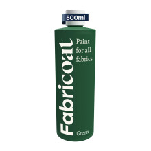 Fabricoat - Stofverf voor Meubels - 17oz / 500ml Groen - Herstel of Verander de Kleur van Banken, Stoelen, Bekleding