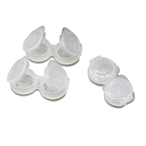 3Pcs Suporte Lentes Transparente com Pinça e Bastão Sucção 2