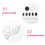 Silicone Manicure Pad, Para Adesivos De , Mat Unhas 6