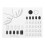Silicone Manicure Pad, Para Adesivos De , Mat Unhas 9