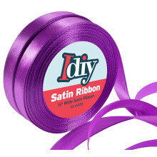 Satinband (1,27 cm, 45,7 m), ohne Draht, fr Heimwerker, Kunst und Handwerk, Geschenkverpackung, Krbe, Hochzeitsdekoration, Nhprojekte, Party, deko