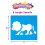 Wasbare plastic jungle-sjablonen - Set van 6 4