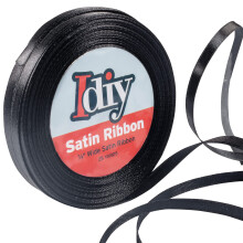 Satinband (1/4 Zoll, 50 Yards), ohne Draht, fr Heimwerker, Kunst und Handwerk, Geschenkverpackungen, Krbe, Hochzeitsdekoration, Nhprojekte, Party,