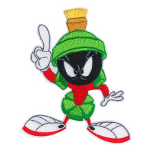 C&D Visionary Looney Tunes Marvin Martian Patch Grn Svart. Rd