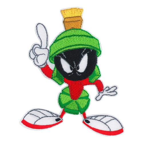 C&D Vision?r Looney Tunes Marvin Martian Patch Gr?n Sort. R?d