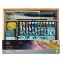 Winsor & Newton Professionelles Aquarell-Reiseetui-Set Multi