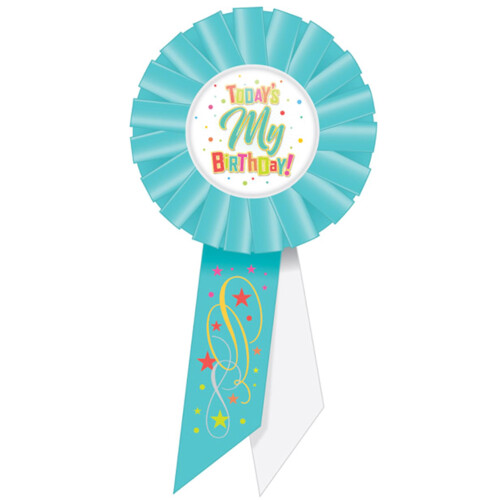 Beistle Today's My Birthday Rosette