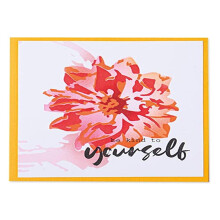 Sizzix Making Tool Layered Stencil 6"X6" By Olivia Rose-Painted Flower 665264
