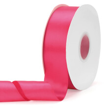 Ewaymado Effen Kleur Roze Rood Dubbelzijdig Satijnen Lint 1-1/2"""" X 50 Yards Stoffen Linten Perfect voor Bruiloft en Feestdecoratie Cadeauverpakking