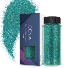 3.5oz/ 100g Ultra Fine Glitter Powder Aquamarine Glitter 1/128” 0.008” 0.2mm for Slime Epoxy Resin Craft Tumbler Jewelry Nail Art Festival Makeup